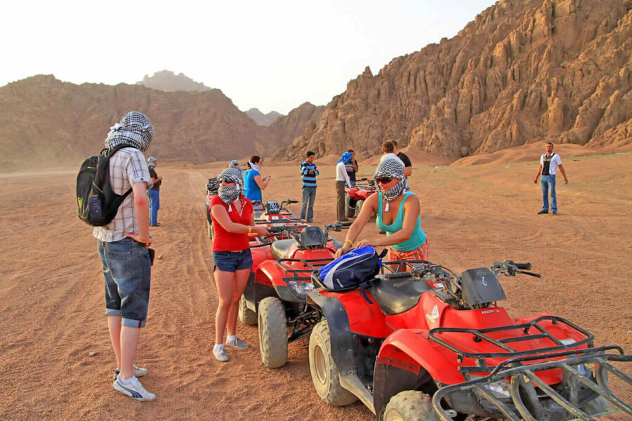 3-hours safari (Quad Bike & Camel Ride)